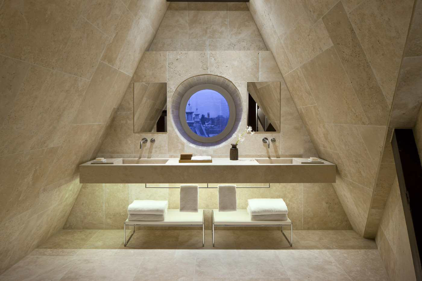 Bathroom of the Rooftop Suite